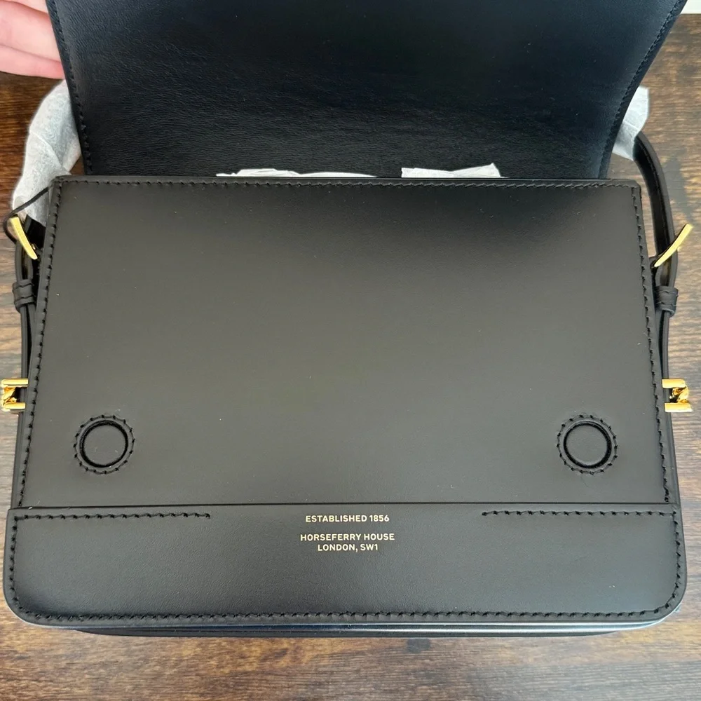 Burberry Grace Black Leather Bag